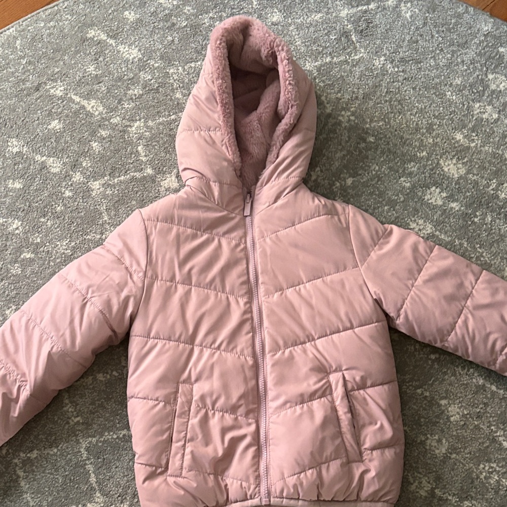 Abercrombie & Fitch Light Pink Puffer Jacket size 7/8